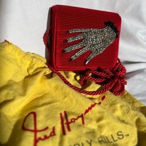 Vintage Red Fred Hayman Purse